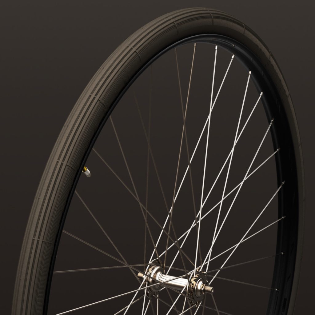 Pneu vélo ancien BERGOUGNAN 700x35B 37 635 700B Standard Noir 02