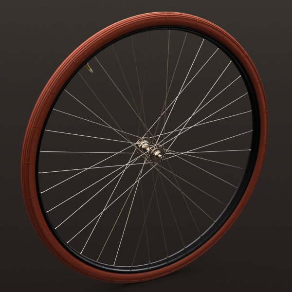 Pneu vélo ancien BERGOUGNAN 700x35B 37 635 700B Standard Rouge 01